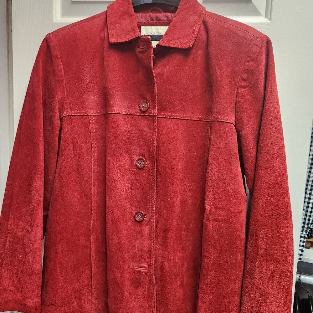 CHEROKEE RED LEATHER JACKET WOMAN SIZE 16W